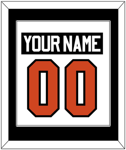 Philadelphia Nameplate & Number (Back) Combined - Road White - Essential Tier 2