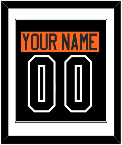 Philadelphia Nameplate & Number (Back) Combined - Alternate Black - Essential Tier 1