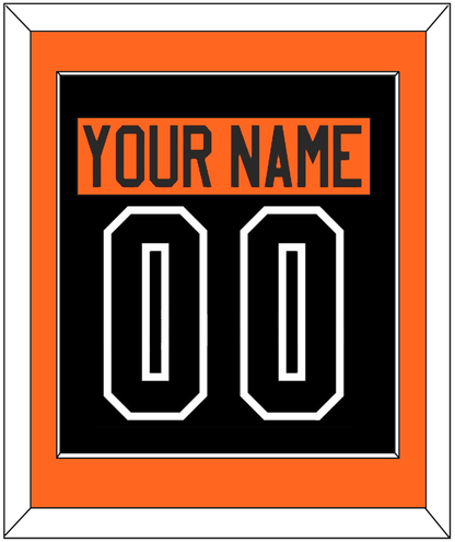 Philadelphia Nameplate & Number (Back) Combined - Alternate Black - Essential Tier 2