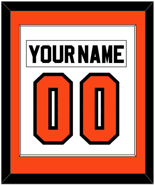 Philadelphia Nameplate & Number (Back) Combined - Home White (1983-2007) - Essential Tier 1