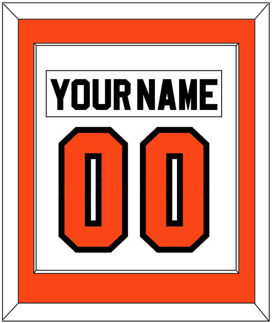 Philadelphia Nameplate & Number (Back) Combined - Home White (1983-2007) - Essential Tier 1