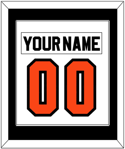 Philadelphia Nameplate & Number (Back) Combined - Home White (1983-2007) - Essential Tier 2