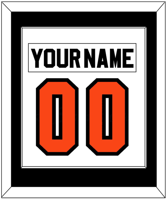 Philadelphia Nameplate & Number (Back) Combined - Home White (1983-2007) - Essential Tier 2