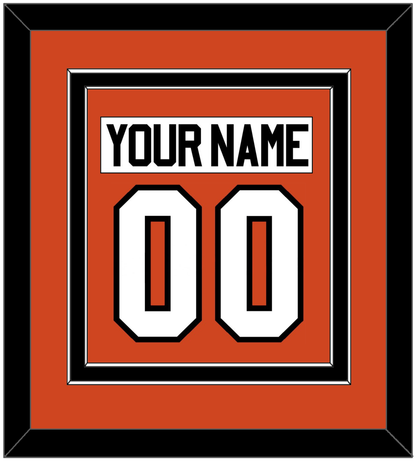 Philadelphia Nameplate & Number (Back) Combined - Home Orange - Signature Tier 2