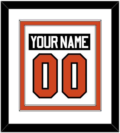 Philadelphia Nameplate & Number (Back) Combined - Road White - Signature Tier 1