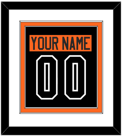 Philadelphia Nameplate & Number (Back) Combined - Alternate Black - Signature Tier 1
