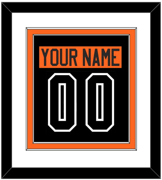 Philadelphia Nameplate & Number (Back) Combined - Alternate Black - Signature Tier 1