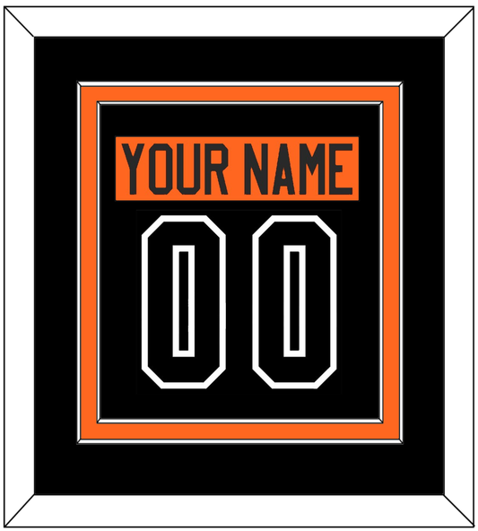 Philadelphia Nameplate & Number (Back) Combined - Alternate Black - Signature Tier 2
