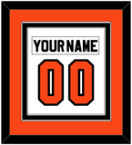 Philadelphia Nameplate & Number (Back) Combined - Home White (1983-2007) - Double Mat 2