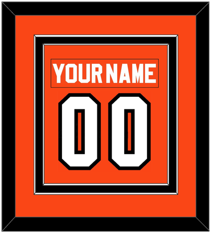 Philadelphia Nameplate & Number (Back) Combined - Road Orange (1977-1983) - Signature Tier 2