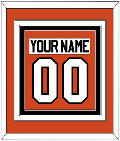 Philadelphia Nameplate & Number (Back) Combined - Home Orange - Premier Tier 2