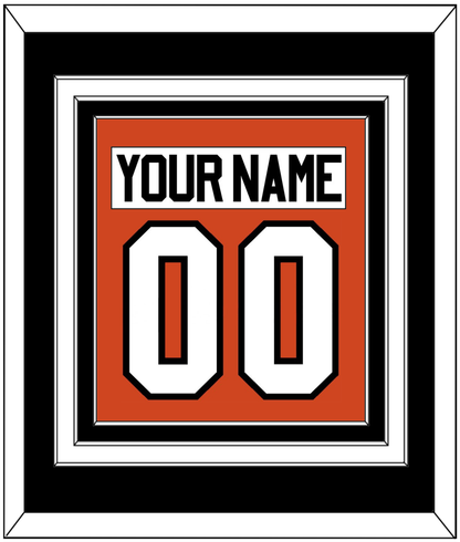 Philadelphia Nameplate & Number (Back) Combined - Home Orange - Premier Tier 3