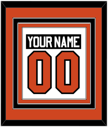 Philadelphia Nameplate & Number (Back) Combined - Road White - Premier Tier 2