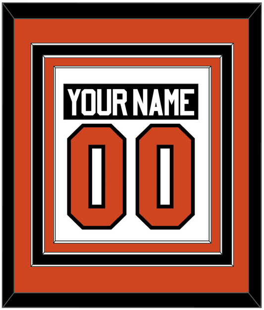 Philadelphia Nameplate & Number (Back) Combined - Road White - Premier Tier 2