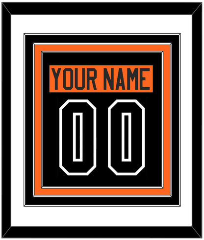 Philadelphia Nameplate & Number (Back) Combined - Alternate Black - Premier Tier 1