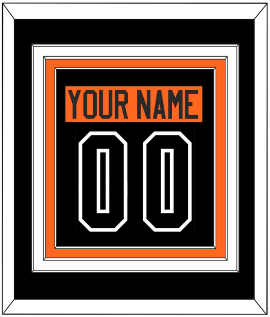 Philadelphia Nameplate & Number (Back) Combined - Alternate Black - Premier Tier 2
