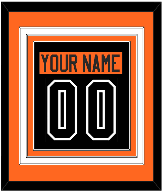 Philadelphia Nameplate & Number (Back) Combined - Alternate Black - Premier Tier 3