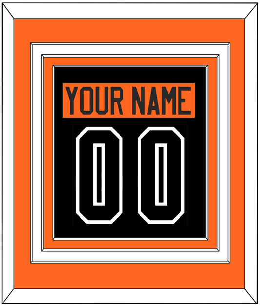 Philadelphia Nameplate & Number (Back) Combined - Alternate Black - Premier Tier 3