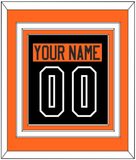 Philadelphia Nameplate & Number (Back) Combined - Alternate Black - Triple Mat 3