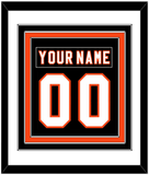 Philadelphia Nameplate & Number (Back) Combined - Home Black (2007-2010) - Triple Mat 1