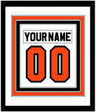 Philadelphia Nameplate & Number (Back) Combined - Home White (1983-2007) - Triple Mat 1