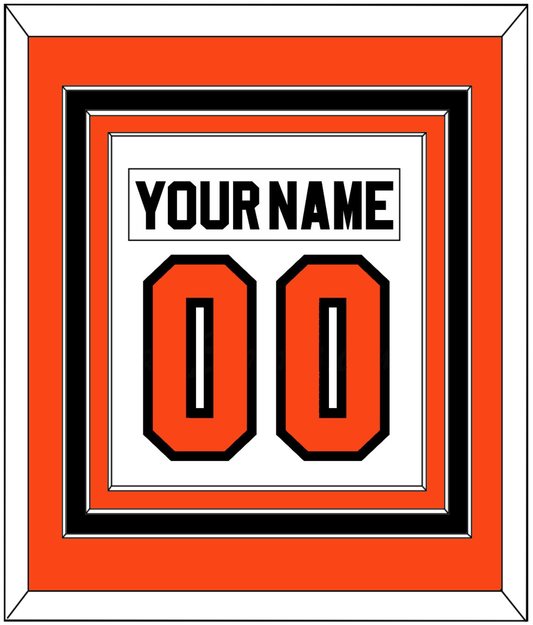 Philadelphia Nameplate & Number (Back) Combined - Home White (1983-2007) - Premier Tier 2
