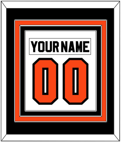 Philadelphia Nameplate & Number (Back) Combined - Home White (1983-2007) - Premier Tier 3