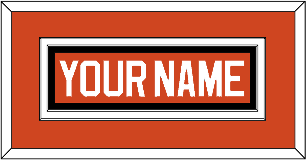 Philadelphia Nameplate - Reverse Retro Orange (2020-2021) - Signature Tier 2