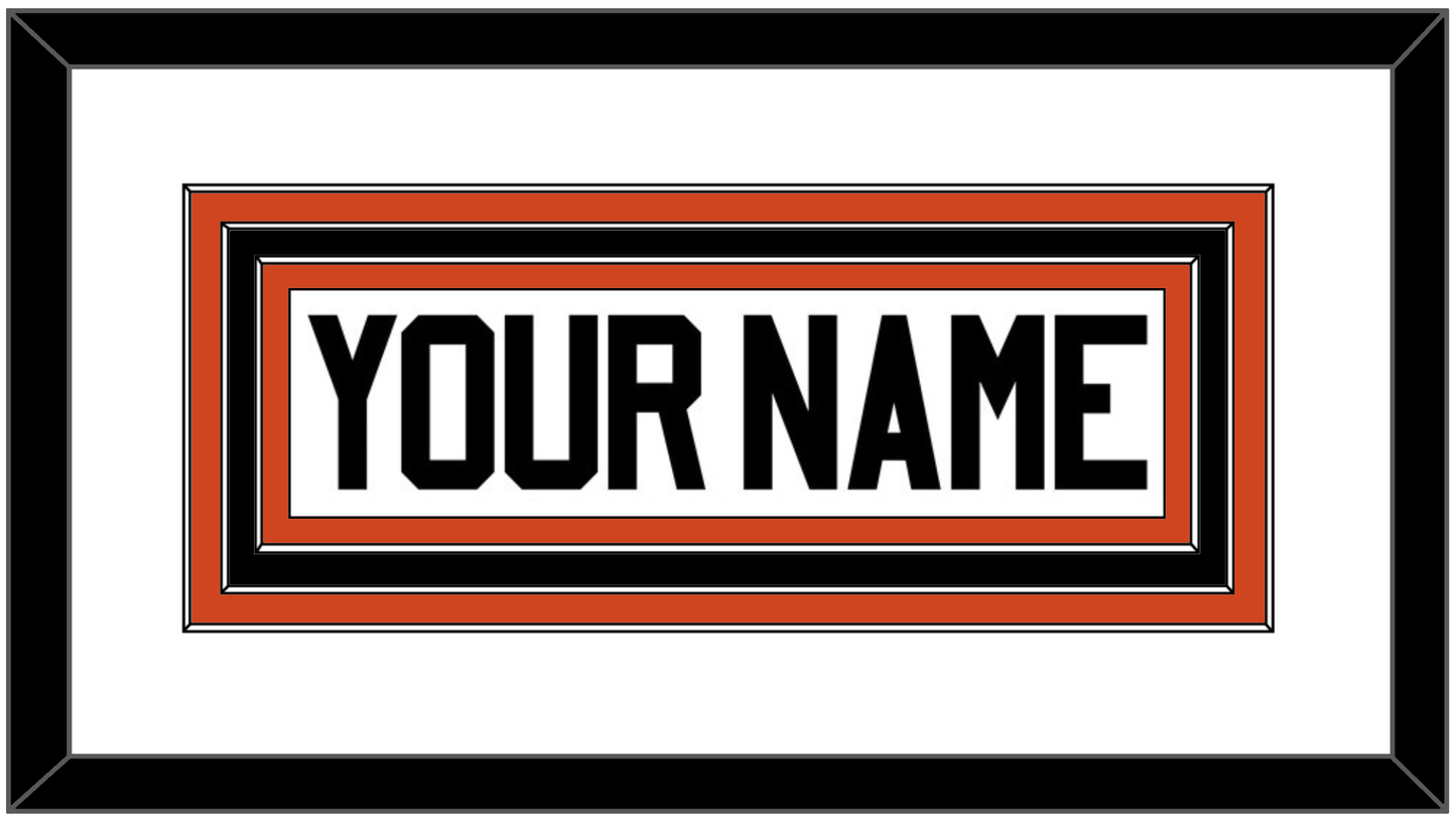 Philadelphia Nameplate - Home Orange - Premier Tier 1
