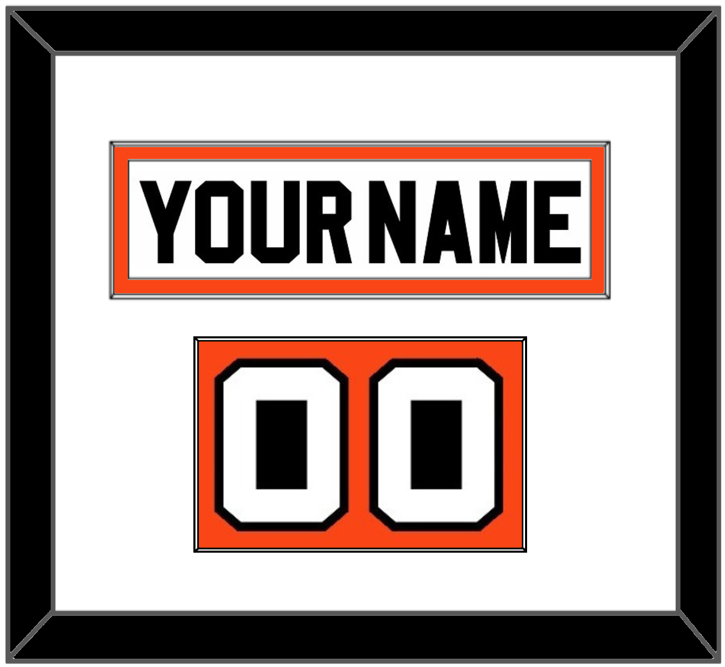 Philadelphia Nameplate & Number (Shoulder) - Home White (1972-1983) - Essential Tier 1