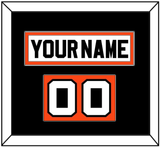 Philadelphia Nameplate & Number (Shoulder) - Home White (1972-1983) - Single Mat 2