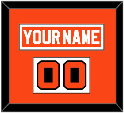Philadelphia Nameplate & Number (Shoulder) - Road Orange (1977-1983) - Essential Tier 1