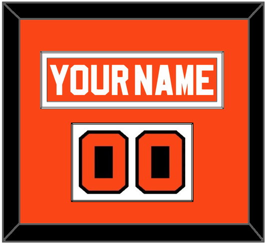 Philadelphia Nameplate & Number (Shoulder) - Road Orange (1977-1983) - Essential Tier 1