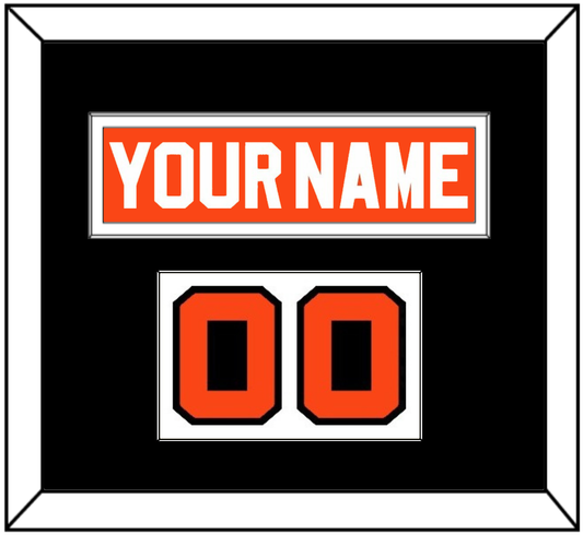 Philadelphia Nameplate & Number (Shoulder) - Road Orange (1977-1983) - Essential Tier 2