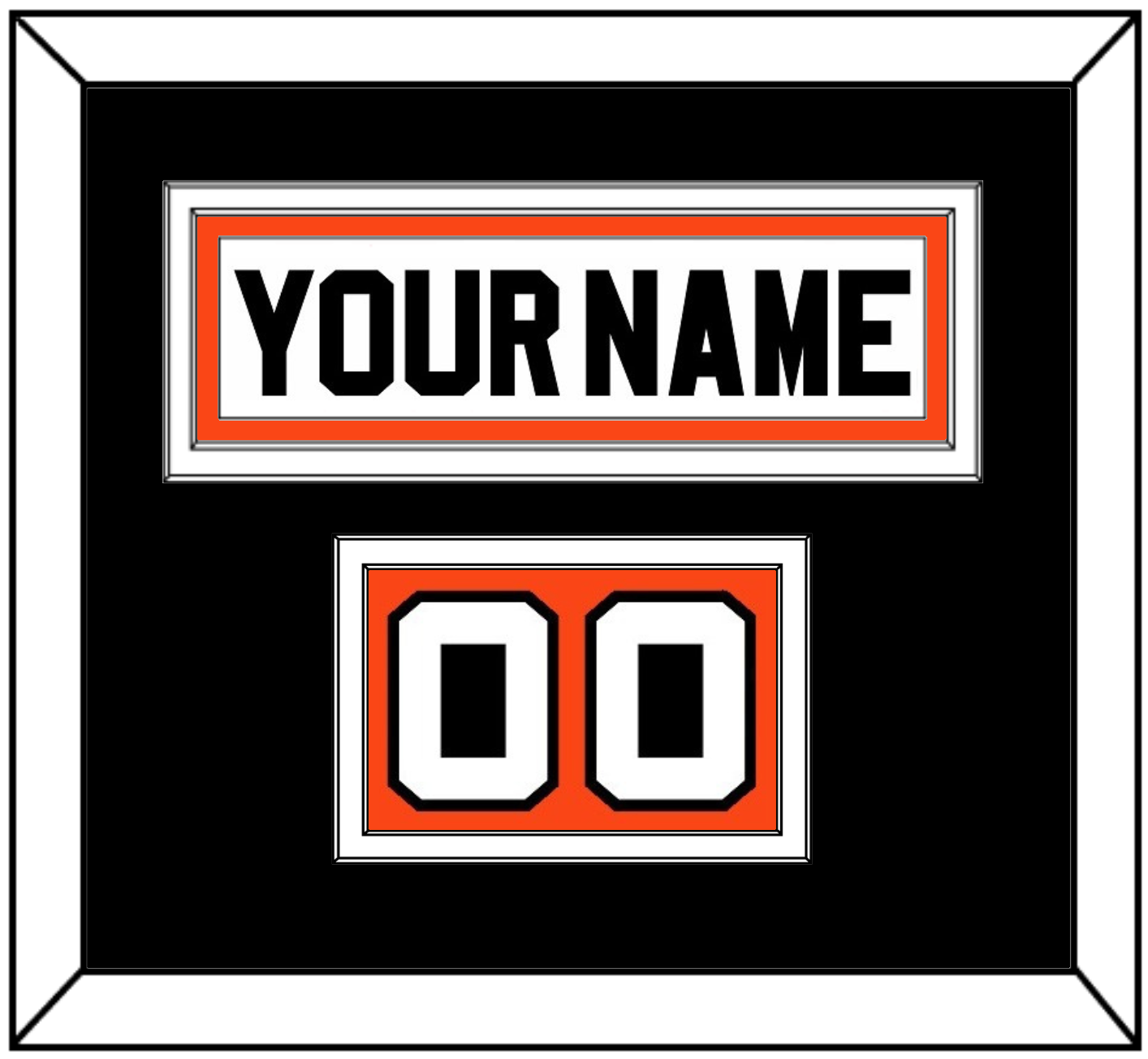 Philadelphia Nameplate & Number (Shoulder) - Home White (1972-1983) - Signature Tier 5