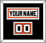 Philadelphia Nameplate & Number (Shoulder) - Home White (1972-1983) - Double Mat 5