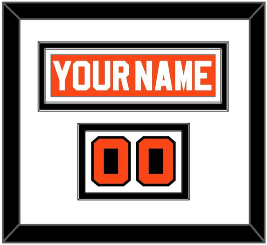 Philadelphia Nameplate & Number (Shoulder) - Road Orange (1977-1983) - Signature Tier 2