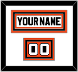 Philadelphia Nameplate & Number (Shoulder) - Home White (1972-1983) - Triple Mat 2