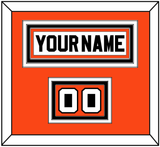 Philadelphia Nameplate & Number (Shoulder) - Home White (1972-1983) - Triple Mat 4