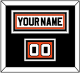 Philadelphia Nameplate & Number (Shoulder) - Home White (1972-1983) - Triple Mat 6