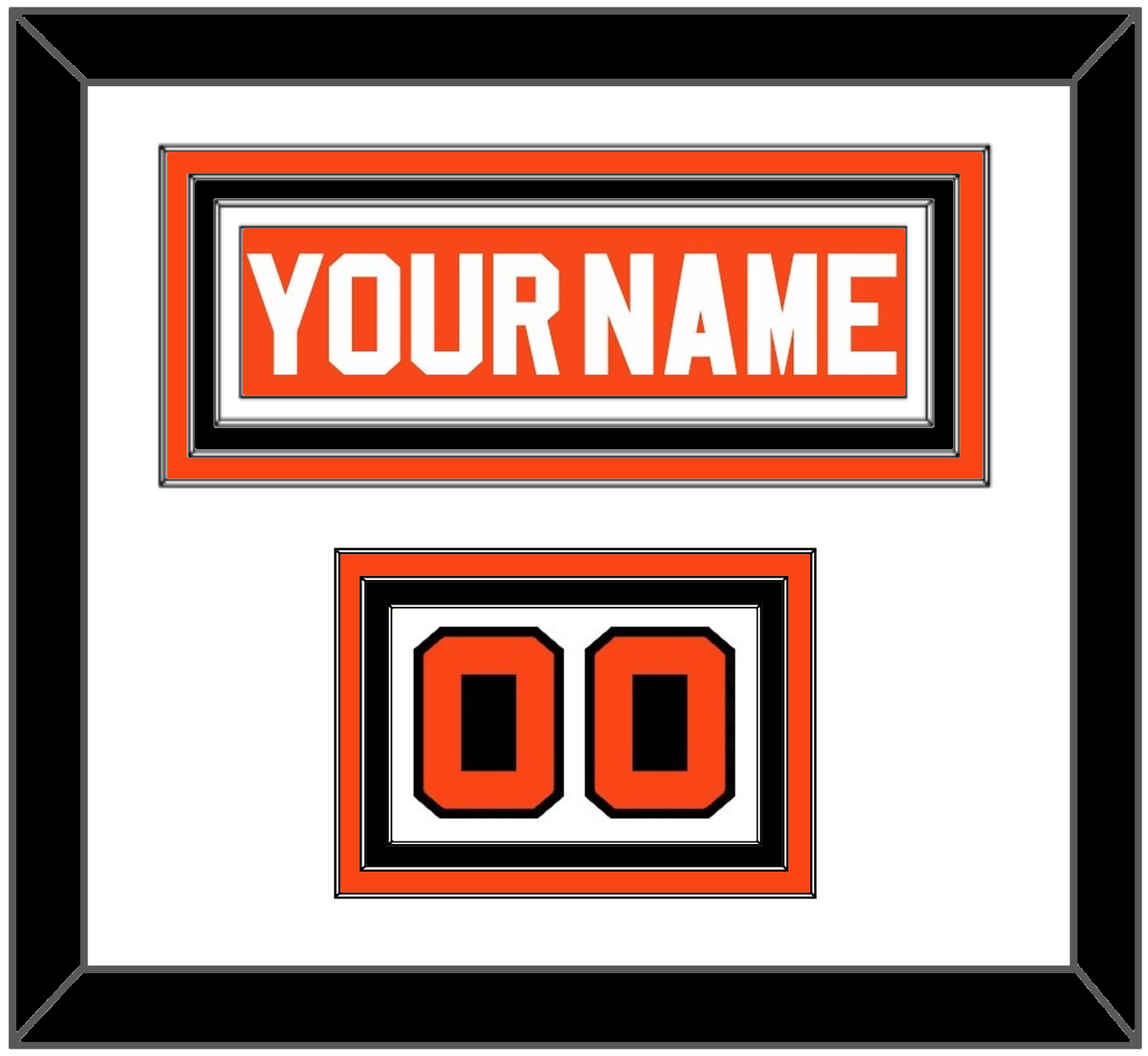 Philadelphia Nameplate & Number (Shoulder) - Road Orange (1977-1983) - Premier Tier 2