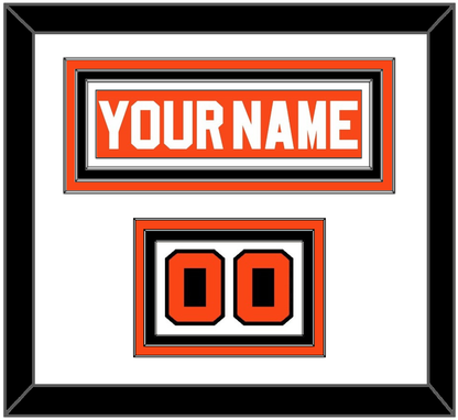 Philadelphia Nameplate & Number (Shoulder) - Road Orange (1977-1983) - Premier Tier 2