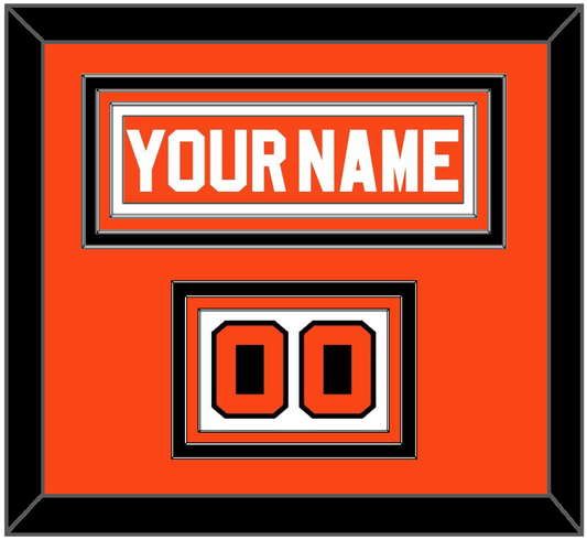 Philadelphia Nameplate & Number (Shoulder) - Road Orange (1977-1983) - Premier Tier 4