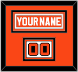 Philadelphia Nameplate & Number (Shoulder) - Road Orange (1977-1983) - Triple Mat 4