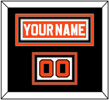 Philadelphia Nameplate & Number (Shoulder) - Road Orange (1977-1983) - Premier Tier 6