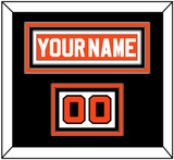 Philadelphia Nameplate & Number (Shoulder) - Road Orange (1977-1983) - Triple Mat 6