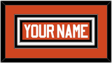 Philadelphia Nameplate - Reverse Retro Orange (2020-2021) - Triple Mat 1