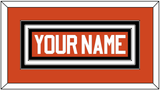 Philadelphia Nameplate - Reverse Retro Orange (2020-2021) - Triple Mat 1