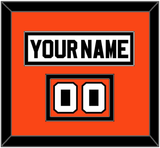 Philadelphia Nameplate & Number (Shoulder) - Home White (1972-1983) - Double Mat 3