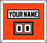 Philadelphia Nameplate & Number (Shoulder) - Home White (1972-1983) - Double Mat 3